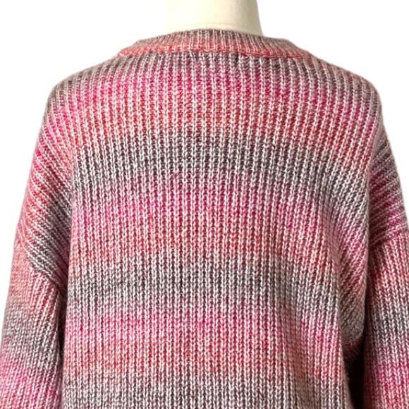 Universal Thread Target Women’s Sweater Crew Neck Ombre Pink Gray Size XXL Plus - Picture 8 of 12